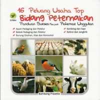 Image of 16 PELUANG USAHA TOP BIDANG PETERNAKAN