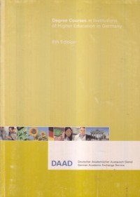 Image of DEEGREE COURSES ATISNTITUTIONS OF HIGHER EDUCATION IN GERMANY