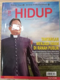 Image of HIDUP 31/30 Juli 2023: TANTANGAN MENJADI IMAM DI RANAH PUBLIK