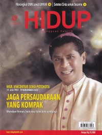 Image of HIDUP 49/3 Desember 2023: JAGA PERSAUDARAAN YANG KOMPAK