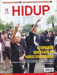 Image of HIDUP 10/10 Maret 2024: KEBENARAN DAN KEADILAN HARUS DIWARTAKAN