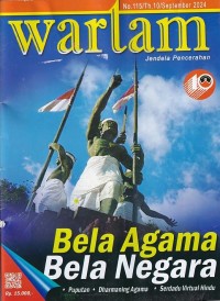 Image of Wartam: Jendela Hindu Dharma Edisi 115/Th.10/ September 2024: Bela Agama Bela Negara