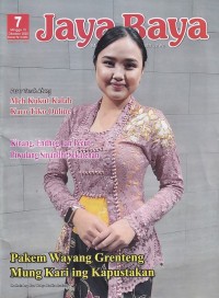 Image of Jaya Baya 7 Minggu III Oktober 2023: Pakem Wayang Grenteng Mung Kari ing Kapustakan