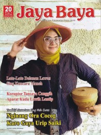 Image of Jaya Baya 20 Minggu III Januari 2023: NGINANG ORA COCOG KARO GAYA URIP SAIKI