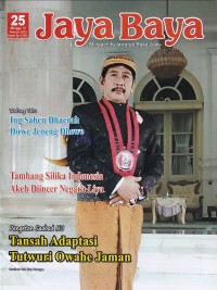 Image of Jaya Baya 25 Minggu III Februari 2023: TANSAH ADAPTASI TUTWURI OWAHE JAMAN