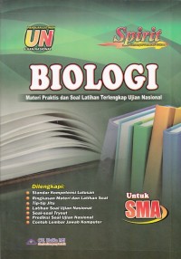 Image of BIOLOGI: MATERI PRAKTIS DAN SOAL LATIHAN TERLENGKAP UJIAN NASIONAL UNTUK SMA