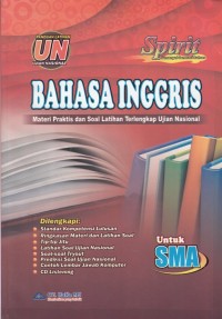 Image of BAHASA INGGRIS: MATERI PRAKTIS DAN SOAL LATIHAN TERLENGKAP UJIAN NASIONAL UNTUK SMA