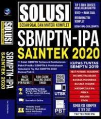 Image of SOLUSI BEDAH SOAL DAN MATERI KOMPLET SBMPTN-IPA SAINTEX 2008