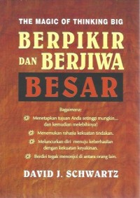 Image of The Magic Of Thinking Big: Berpikir dan Berjiwa Besar