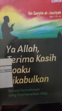Image of YA ALLAH, TERIMA KASIH DOAKU DIKABULKAN