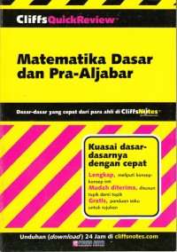 Image of MATEMATIKA DASAR DAN PRA - ALJABAR