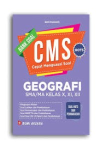 Image of BANK SOAL CMS GEOGRAFI SMA/MA KELAS X, XI, XII