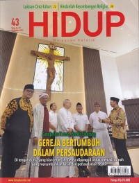 Image of HIDUP 43/26 Oktober 2025: GEREJA BERTUMBUH DALAM PERSAUDARAAN