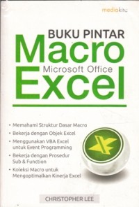 Image of BUKU PINTAR MACRO MICROSOFT OFFICE EXCEL