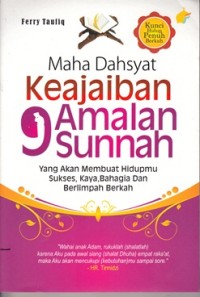 Image of MAHA DAHSYAT KEAJAIBAN 9 AMALAN SUNNAH