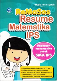 Image of REMASOS: RESUME MATEMATIKA IPS
