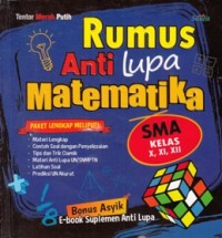 Image of RUMUS ANTI LUPA MATEMATIKA