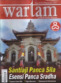 Image of wartam: jendela hindu dharma Edisi 91/Th.8/ September 2022